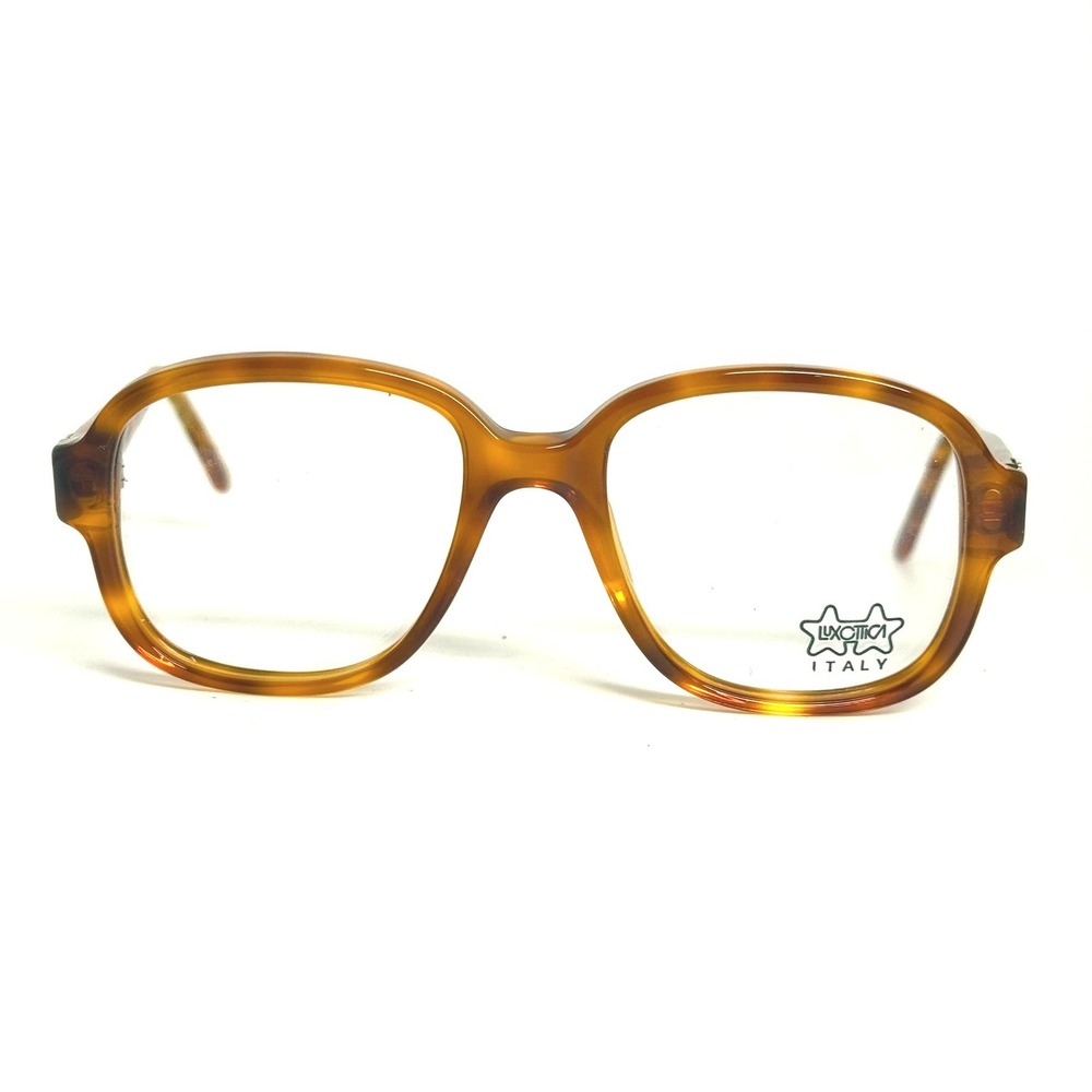 Luxottica 3065 Vintage Eyeglasses‎ Frames Tortoise Shell Brown Italy 135mm